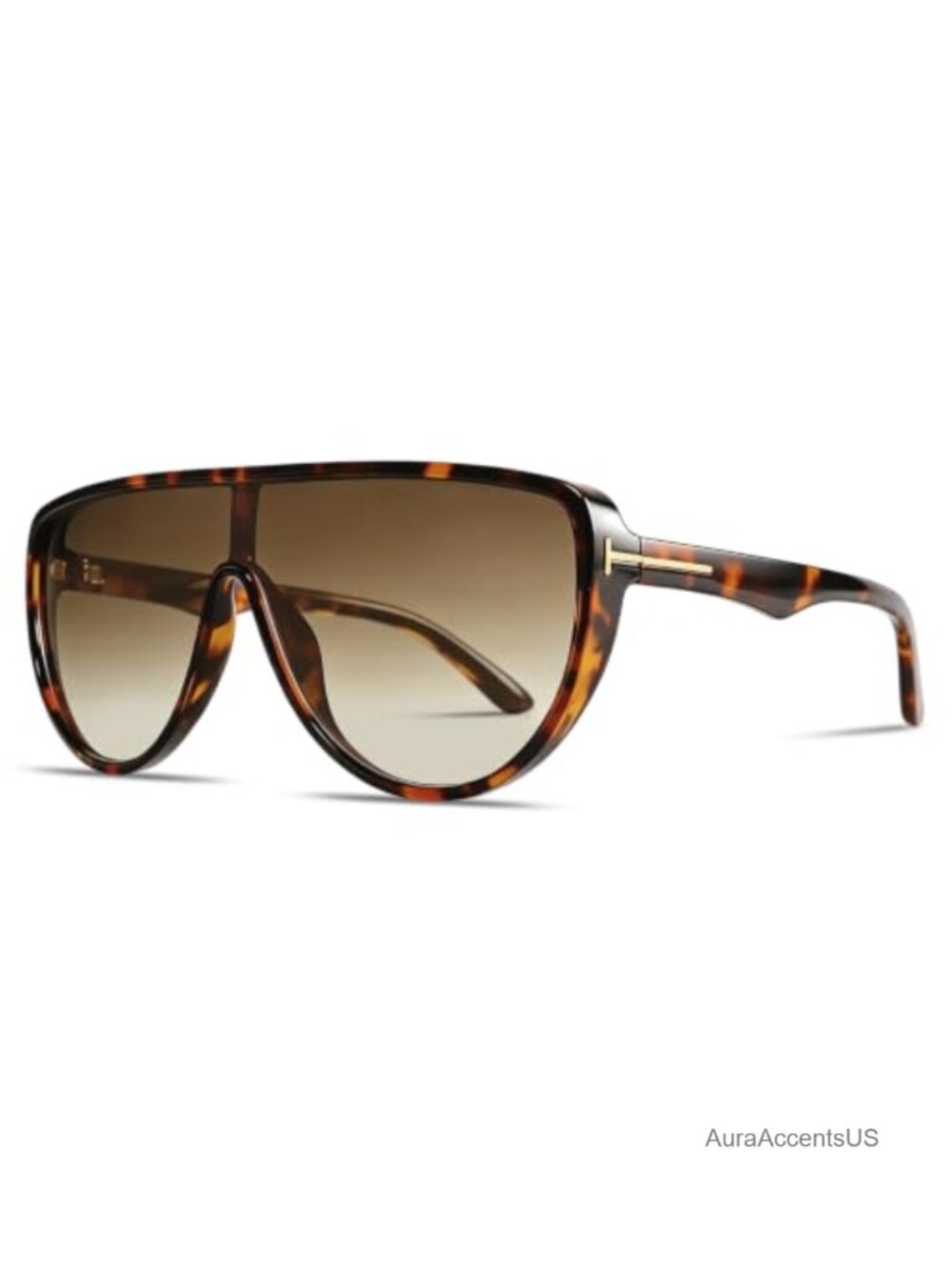 Oversized Aviator Sunglasses Women Retro Pilot Full-Frame UV400